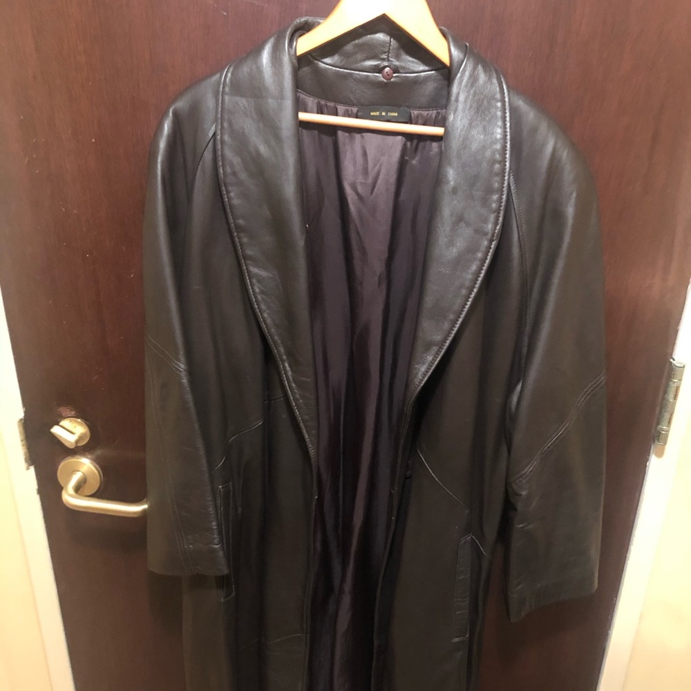 Leather Coat - Picture 2 of 3